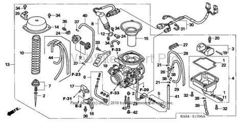 The other two are carb vents. . Honda 350 rancher carburetor diagram